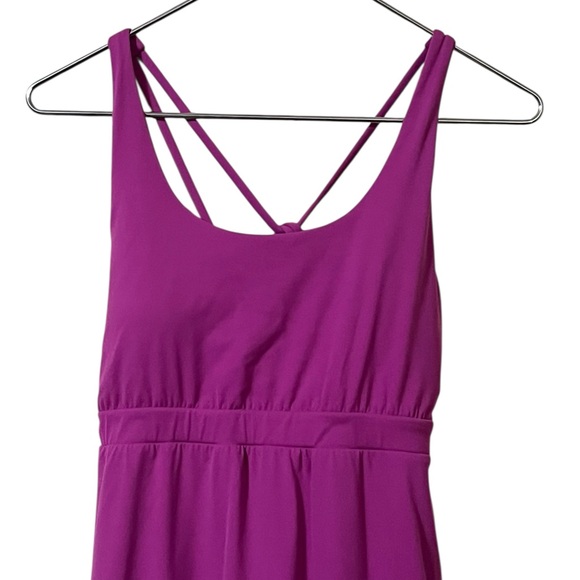 Soma 24/7 raspberry pink stappy back sports dress built in bra shorts activewear - Picture 5 of 11